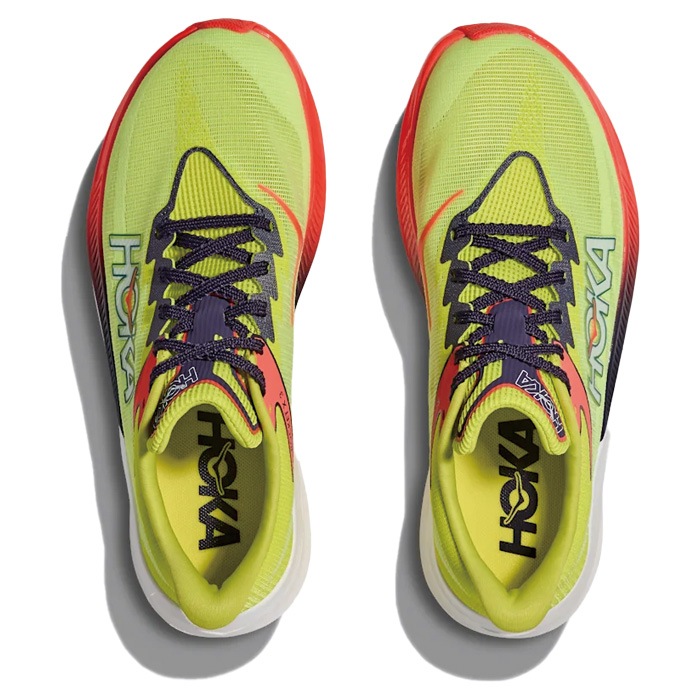 HOKA ホカ ランニングシューズ ROCKET X 3 メンズ ネオン ユズ