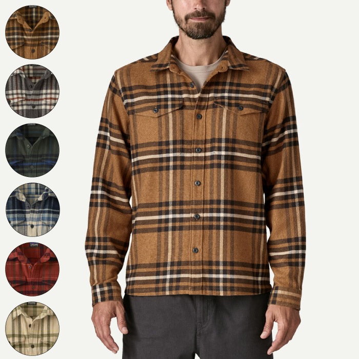 パタゴニア　フィヨルドフランネルシャツ　メンズL patagonia パタゴニア L/S LWフィヨルドフランネルシャツ メンズ