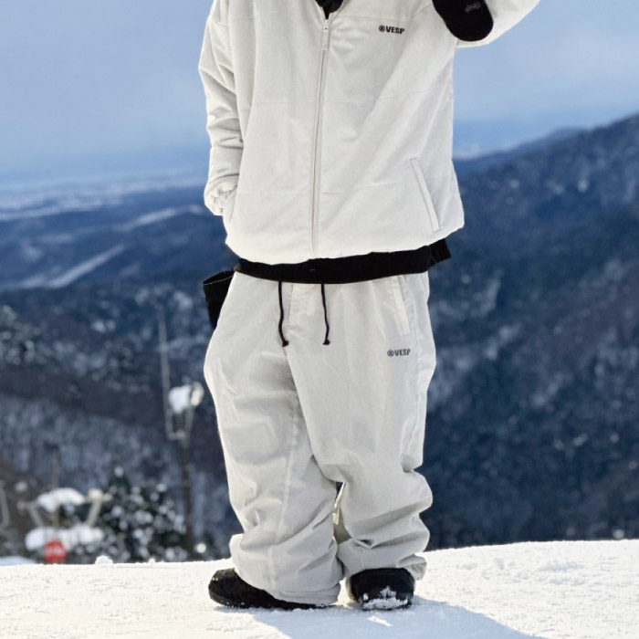 25-26 VESP ベスプ Nylon Wide Stretch Pants ナイロンワイド