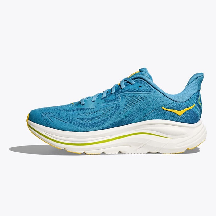 かなみら ［HOKA]ランニング靴クリフトン 10ブルー24.0cm 激変、なんと8mmドロップ！HOKA CLIFTON 10（ホカ クリフトン 10