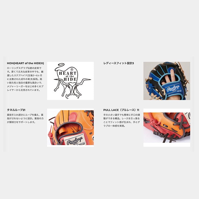 Rawlings ローリングス グローブ ソフトボール用 HOH DP COLORS for