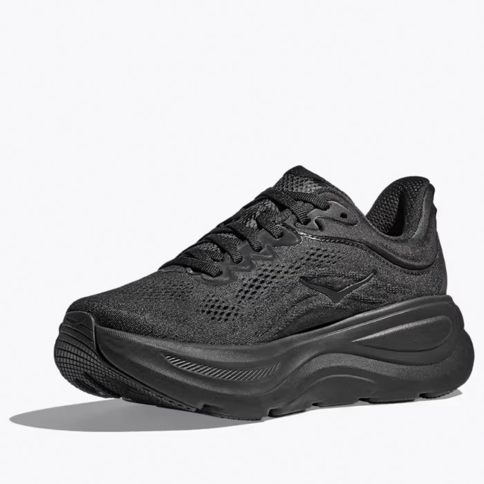 HOKA ホカ ランニングシューズ レディース Bondi 9 ワイド ブラック
