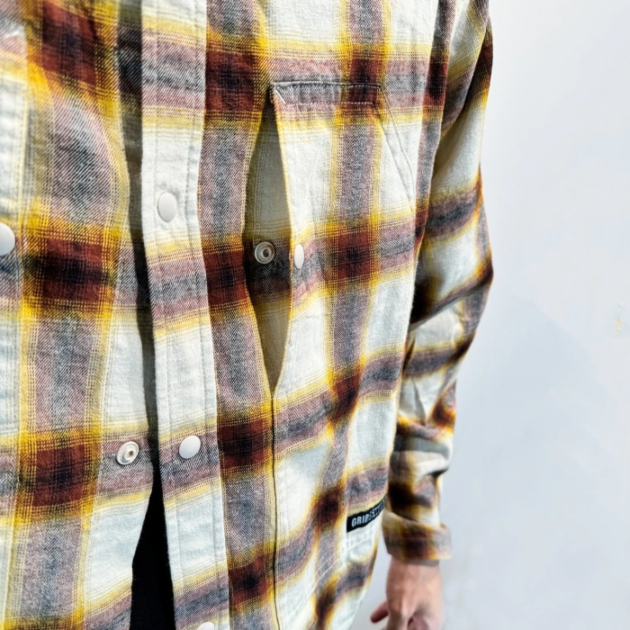 GRIP SWANY グリップスワニー フランネルシャツ BRUSHED CHECK SHIRTS