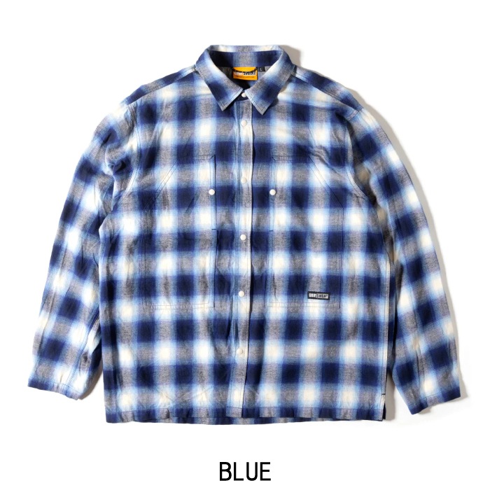 GRIP SWANY グリップスワニー フランネルシャツ BRUSHED CHECK SHIRTS
