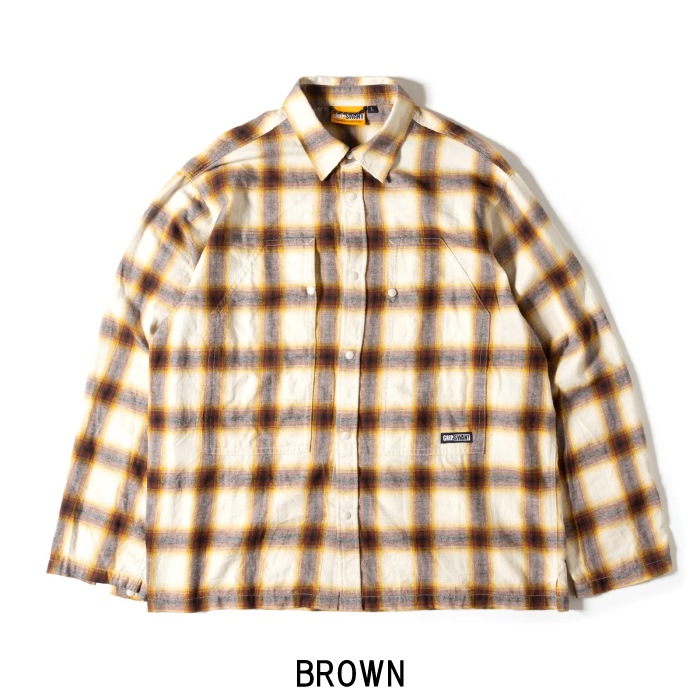 GRIP SWANY グリップスワニー フランネルシャツ BRUSHED CHECK SHIRTS
