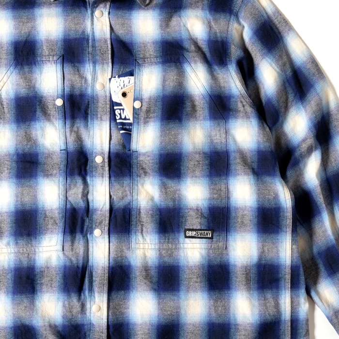 GRIP SWANY グリップスワニー フランネルシャツ BRUSHED CHECK SHIRTS