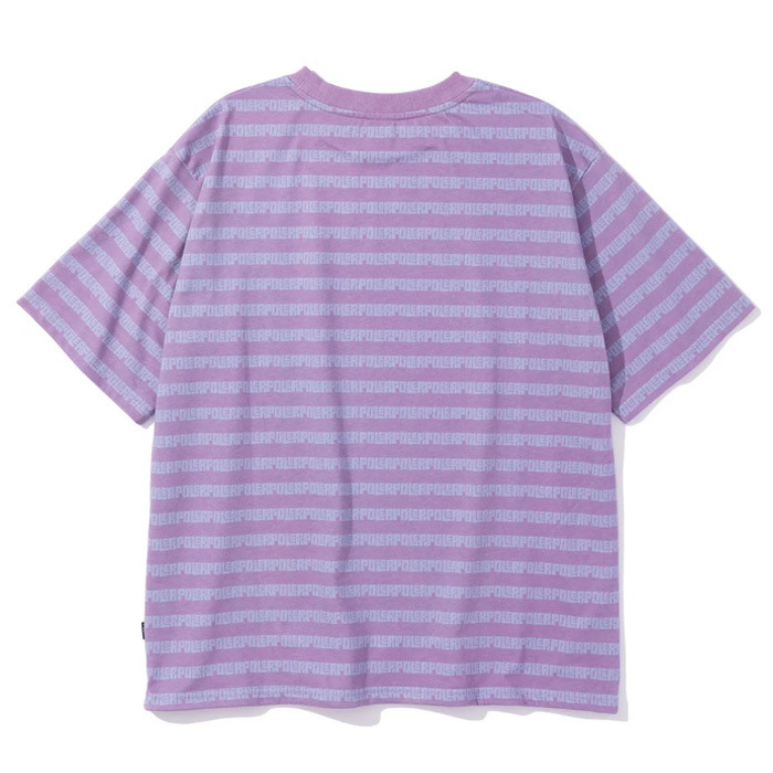 POLER ポーラー トップス COOL TOUCH POLER STRIPE TEE ユニセックス 