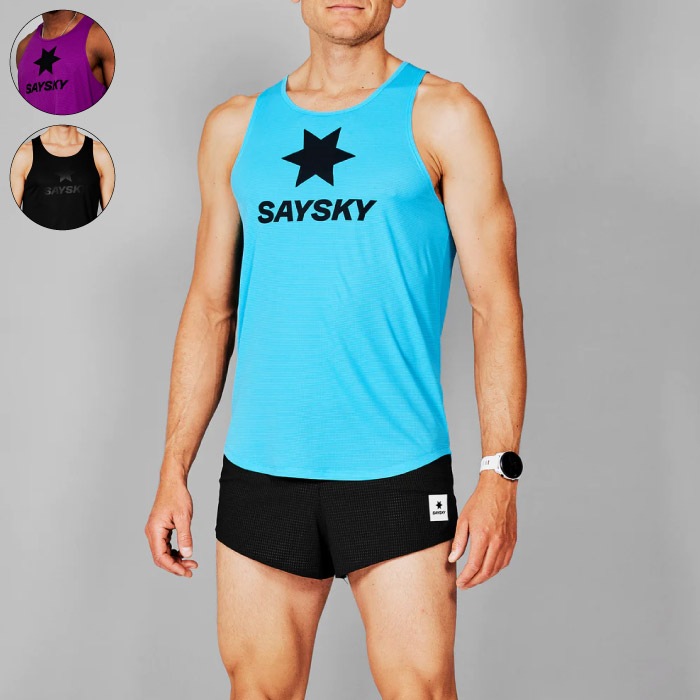 SAYSKY セイスカイ シングレット 陸上 シャツ タンクトップ SAYSKY セイスカイ Logo Flow Singlet ロゴフローシングレット レース