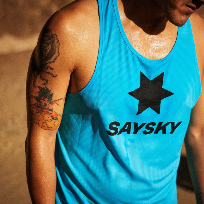 SAYSKY セイスカイ Logo Flow Singlet ロゴフローシングレット レース