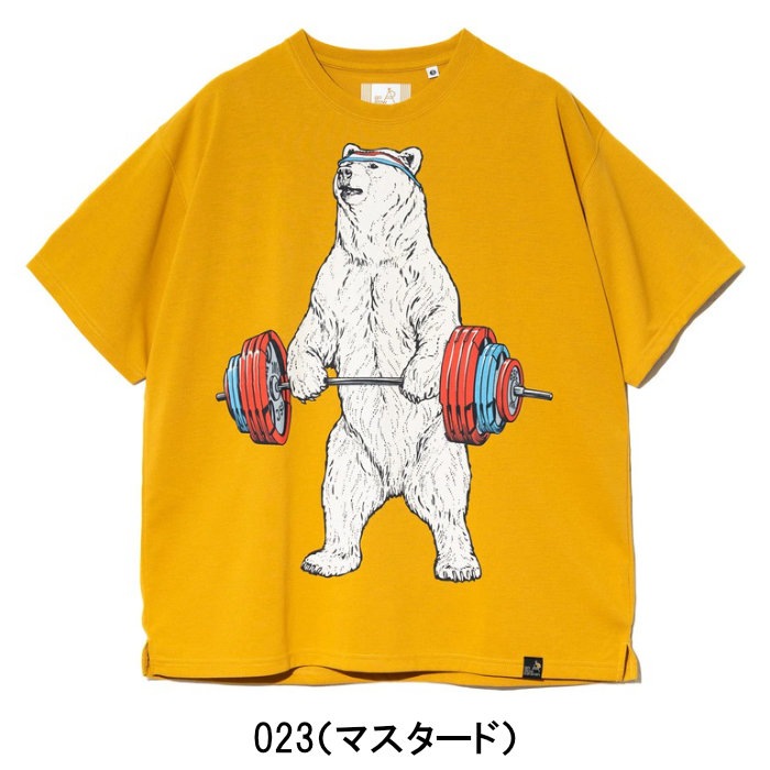 GO SLOW CARAVAN ゴースローキャラバン Tシャツ Drymix バーベルクマ
