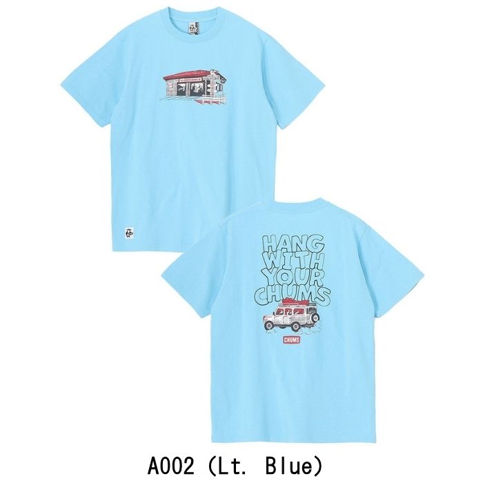 CHUMS チャムス トップス ドライブインTシャツ レディース バック