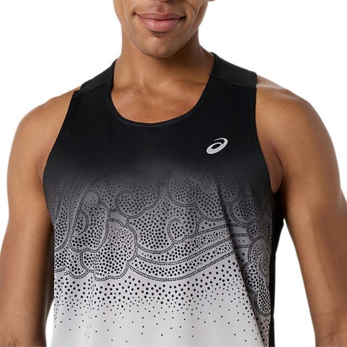 asics アシックス トップス ROAD ランニングFADEシングレット メンズ