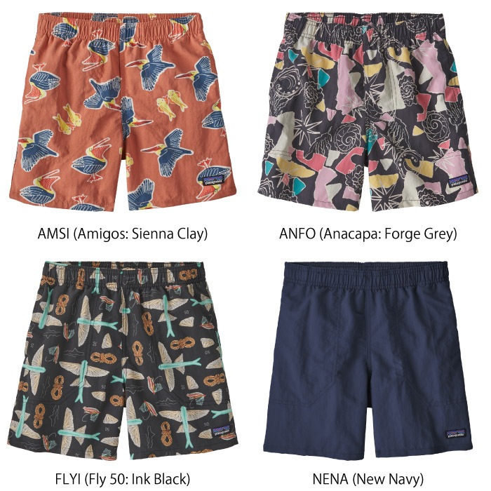 patagonia パタゴニア Ks Baggies Shorts 5 in. - Lined キッズ