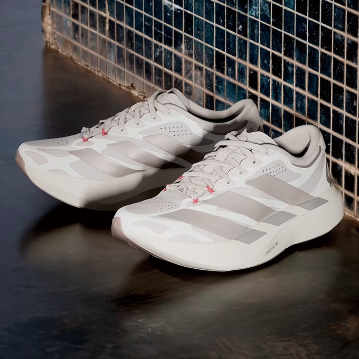 グラデーションホワイト 6種セット adidas アディダス ランニングシューズ アディゼロ EVO SL EXO