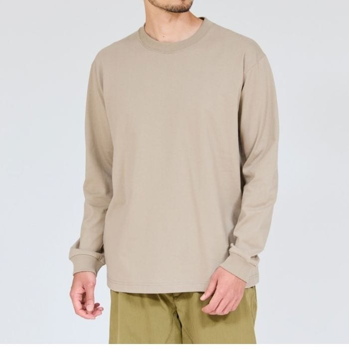 Hanes ヘインズ ロングTシャツ BEEFY-T クルーネックロングスリーブT