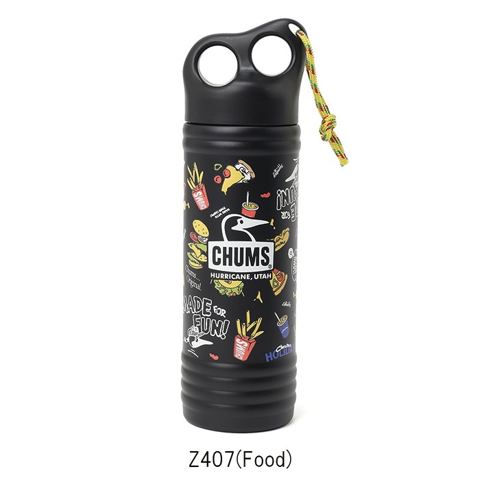 CHUMS チャムス タンブラー キャンパーウェーブボトル500mlパターン
