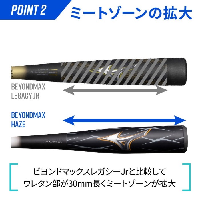 Mizuno ミズノ 野球 少年 軟式用バット ビヨンドマックス ヘイズ
