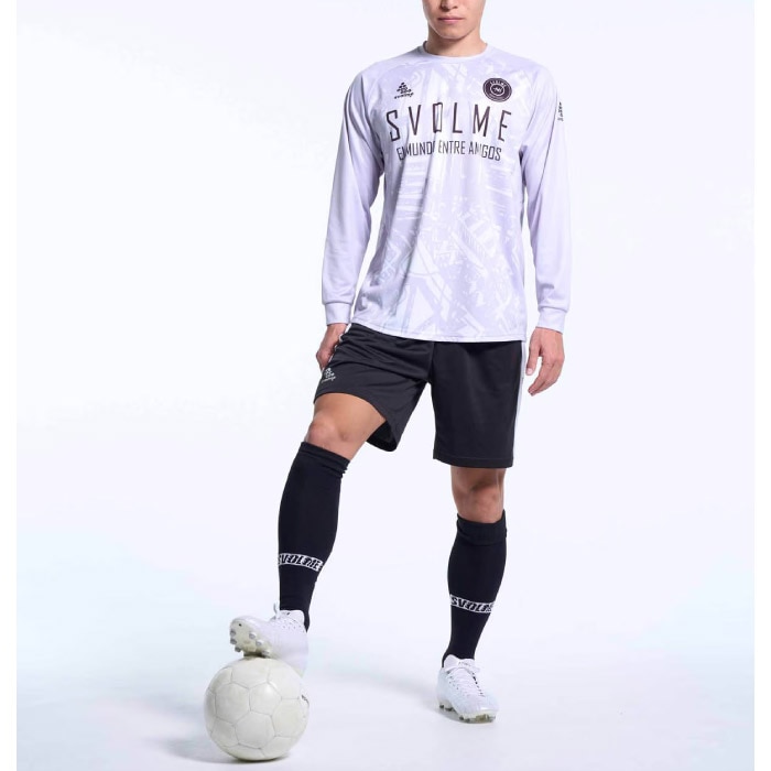SVOLME ロングスリーブシャツ サッカー SVOLME スボルメ シャツ クラッシュロングTRトップ ユニセックス 長袖