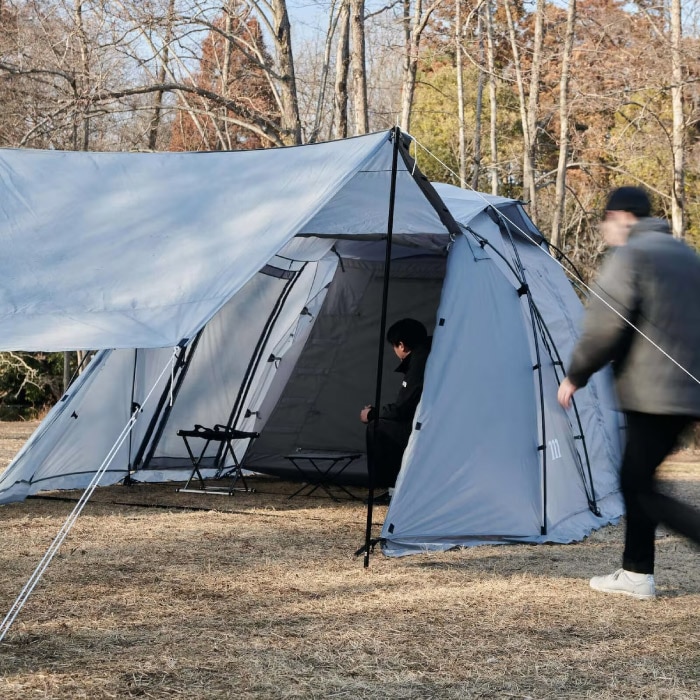 muraco ムラコ ZIZ TENT SHELTER GREY 2ルームテント シェルター