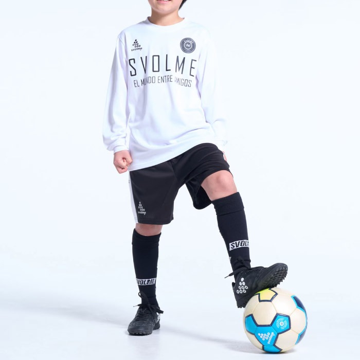 SVOLME スボルメ シャツ JrロゴロングプラT ジュニア キッズ 長袖