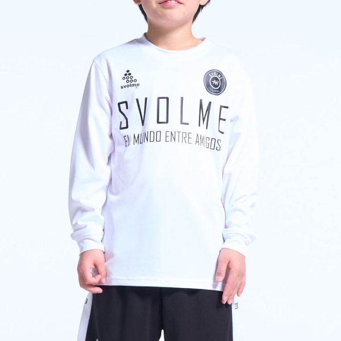 SVOLME スボルメ シャツ JrロゴロングプラT ジュニア キッズ 長袖
