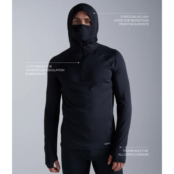 2XU ツータイムズユー ランニングウェア メンズ Ignition Grid 1/2 Zip