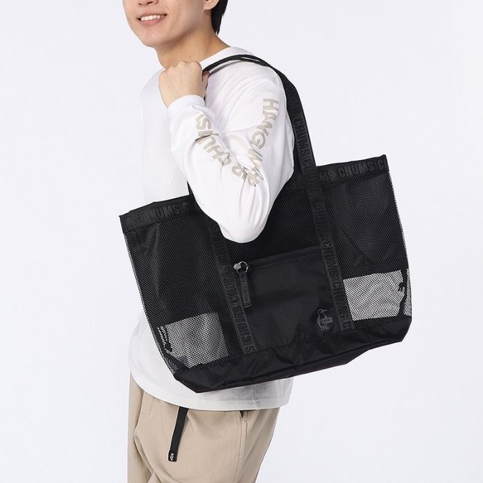 チャムスプールのみ CHUMS チャムス MESH TOTE BAG メッシュトートバッグ ユニセックス 28L