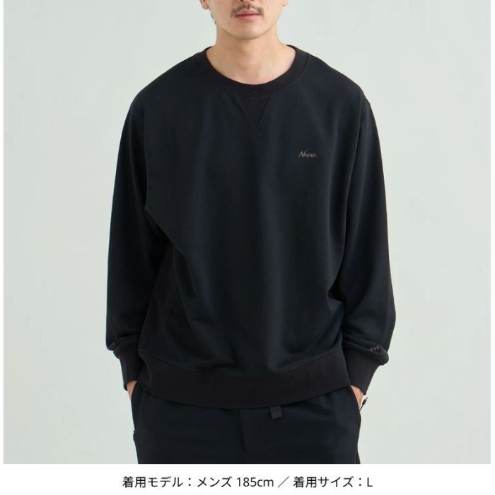 NANGA ナンガ トップス ドライミックス テリー クルースウェット ユニ