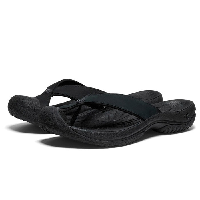 KEEN キーン サンダル ワイメア ティージー メンズ BLACK/BLACK