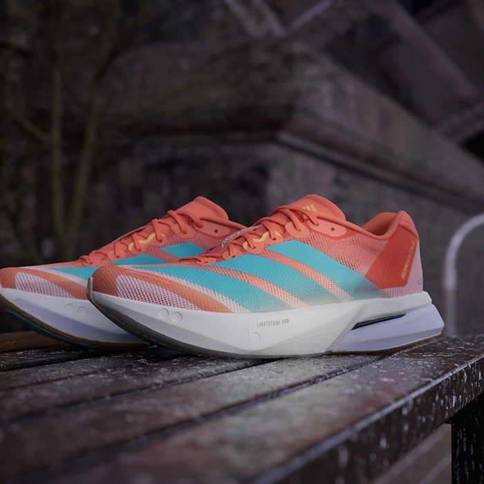 ADIZERO スパイクシューズ 紫とオレンジ adidas アディダス F50 アディゼロ TRX HG LEA（パープル) G51579