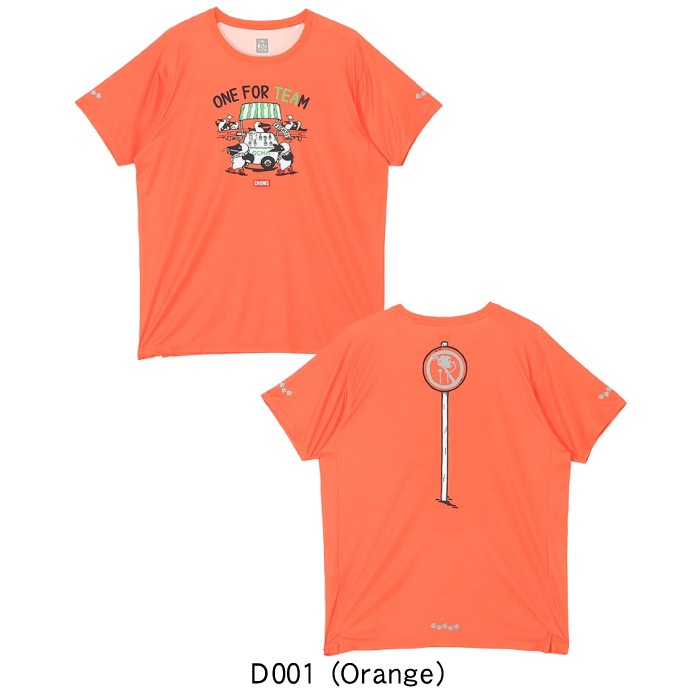 CHUMS チャムス ランニングワンフォーチームTシャツ ユニセックス 半袖