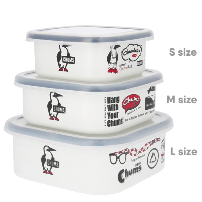 CHUMS チャムス 調理器具 エナメルコンテナS キッチン用品 クッキング