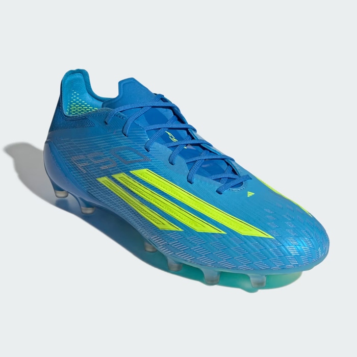  F50 サッカーシューズ スパイク 青/黄SG adidas アディダス サッカースパイク F50 ELITE AG メンズ 人工芝用