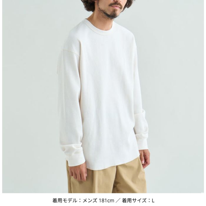 NANGA ナンガ トップス エアフレックス ワッフル ロングスリーブ T