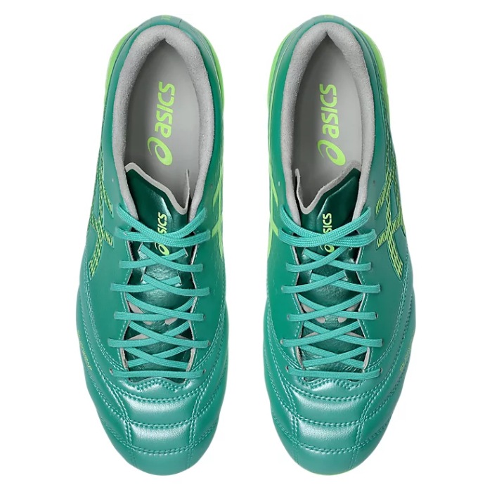 ASICS サッカーシューズ グリーン スパイク ASICS アシックス DS LIGHT ACROS 2(グリーン×ブラック) 1101A046 300