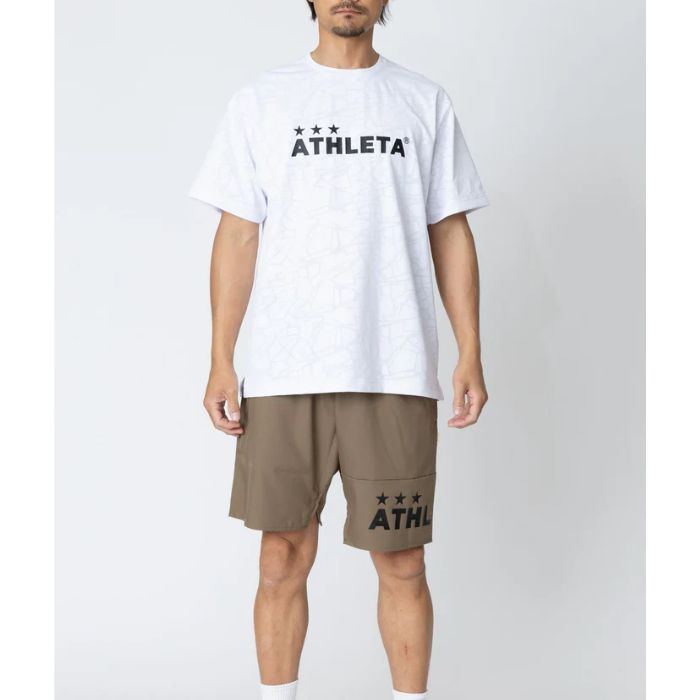 ATHLETA アスレタ トップス ジャガードメッシュプラTシャツ メンズ