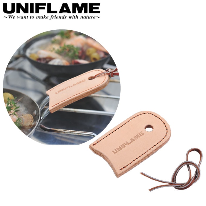 UNIFLAME ユニフレーム ちびパン レザーハンドル キャンプ 666449