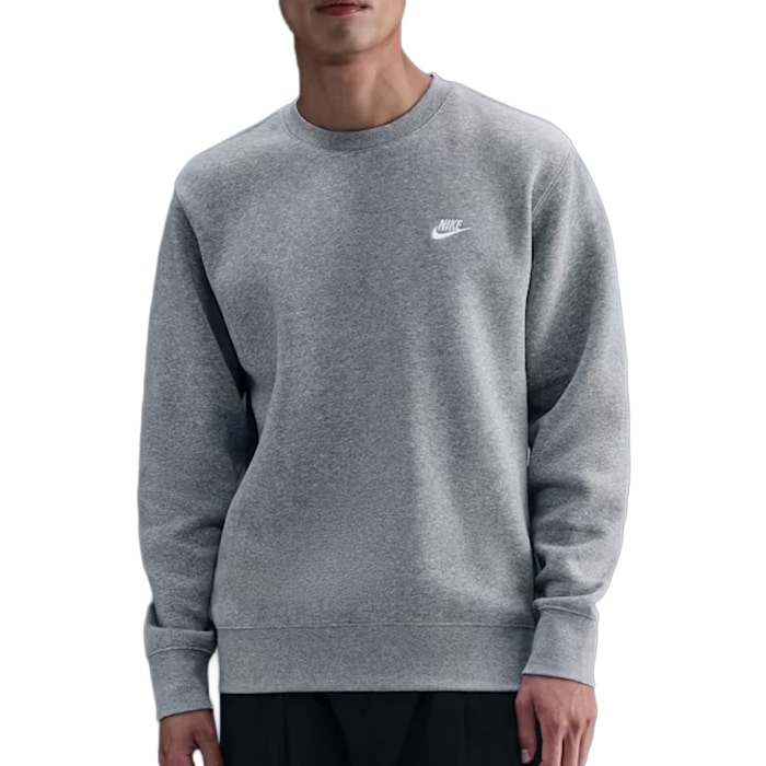 NIKE ナイキ トレーナー クラブ フリース クルー メンズ グレー 起毛