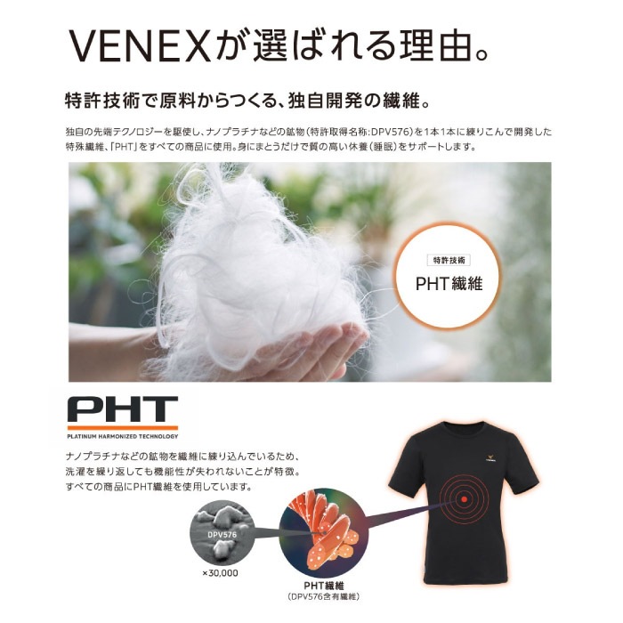 VENEX ベネクス アイマスク M-L（目周り:50-58cm） リカバリーウェア