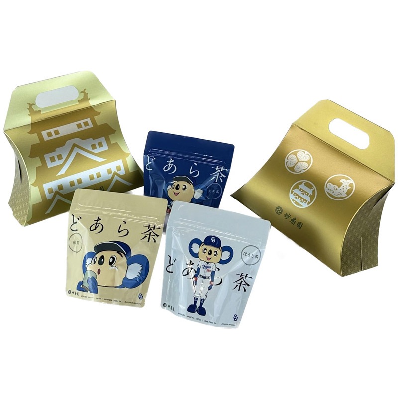 名古屋城箱入りどあら茶セット(どあら茶3種)