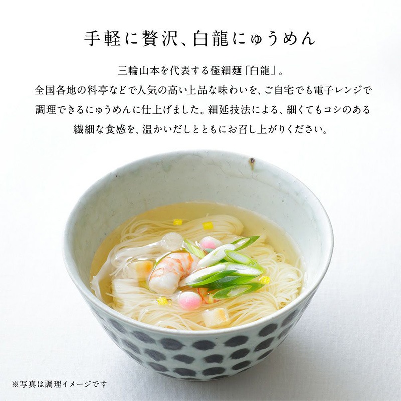 白龍にゅうめん カップタイプ（D-HA）（家庭用）