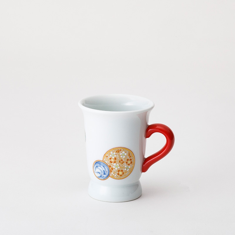 寿赤絵 チョコレートカップ