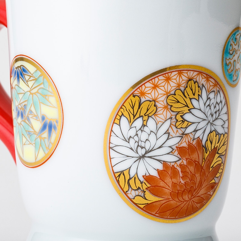 寿赤絵 チョコレートカップ