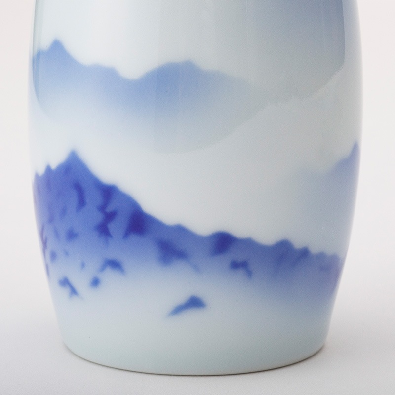 赤富士　二人具酒器揃