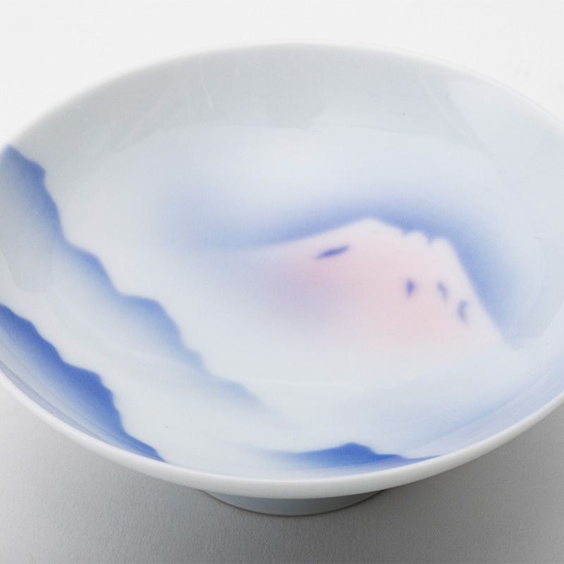 赤富士　二人具酒器揃