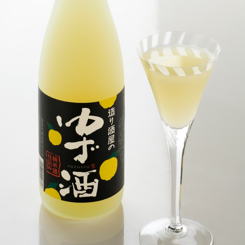 造り酒屋のゆず酒（純米酒仕込）　720ml（ほまれ酒造）