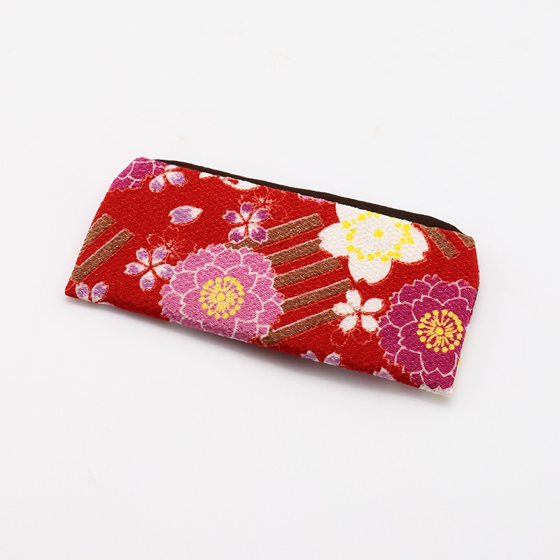 さつまつげ櫛　3～3.5寸用　専用ケース（宵桜八重菊）