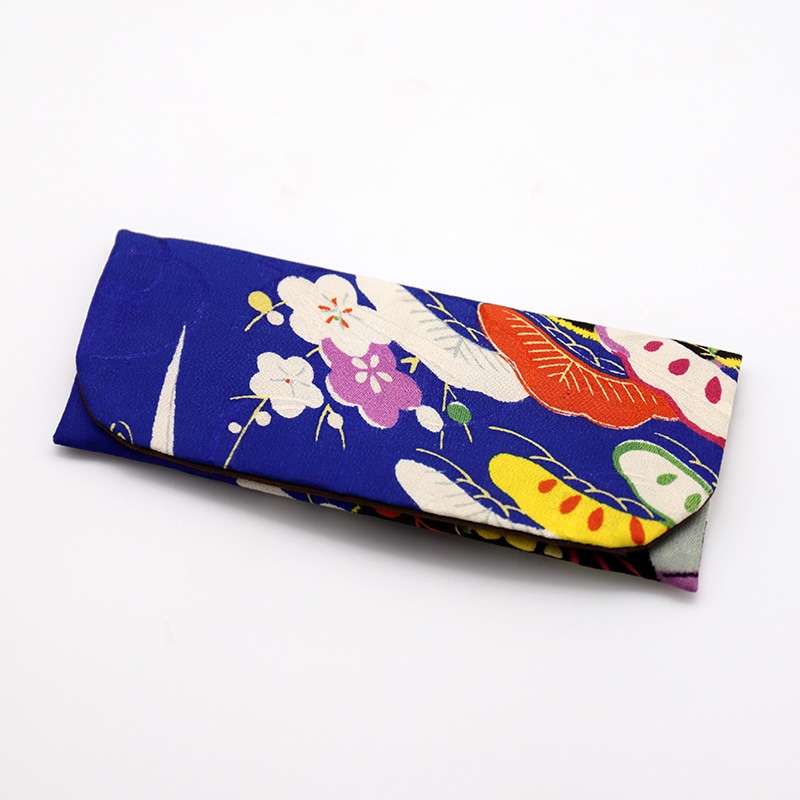 さつまつげ櫛　4.5寸用　専用ケース（美藍千鶴）