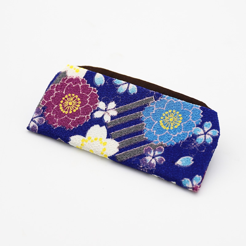 さつまつげ櫛　3～3.5寸用　専用ケース（藍花）