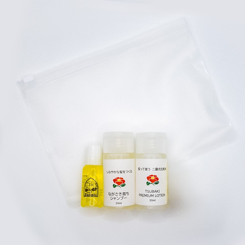 【お中元ギフト】洗顔泡せっけん+TSUBAKI PREMIUM LOTION<二層式化粧水> トラベルセット付